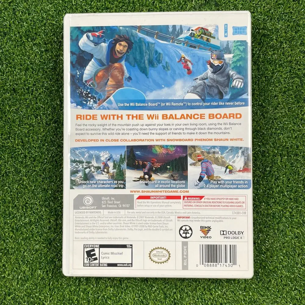 Shaun White Snowboarding: Road Trip (Nintendo Wii) Complete CIB